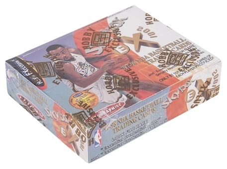 1997-98 Skybox E-X2001 Basketball Sealed Wax Box (24 Packs) - Possible Tim Duncan Rookie Cards!